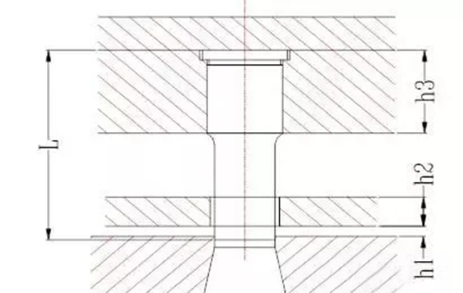 Détermination de la longueur du poinçon